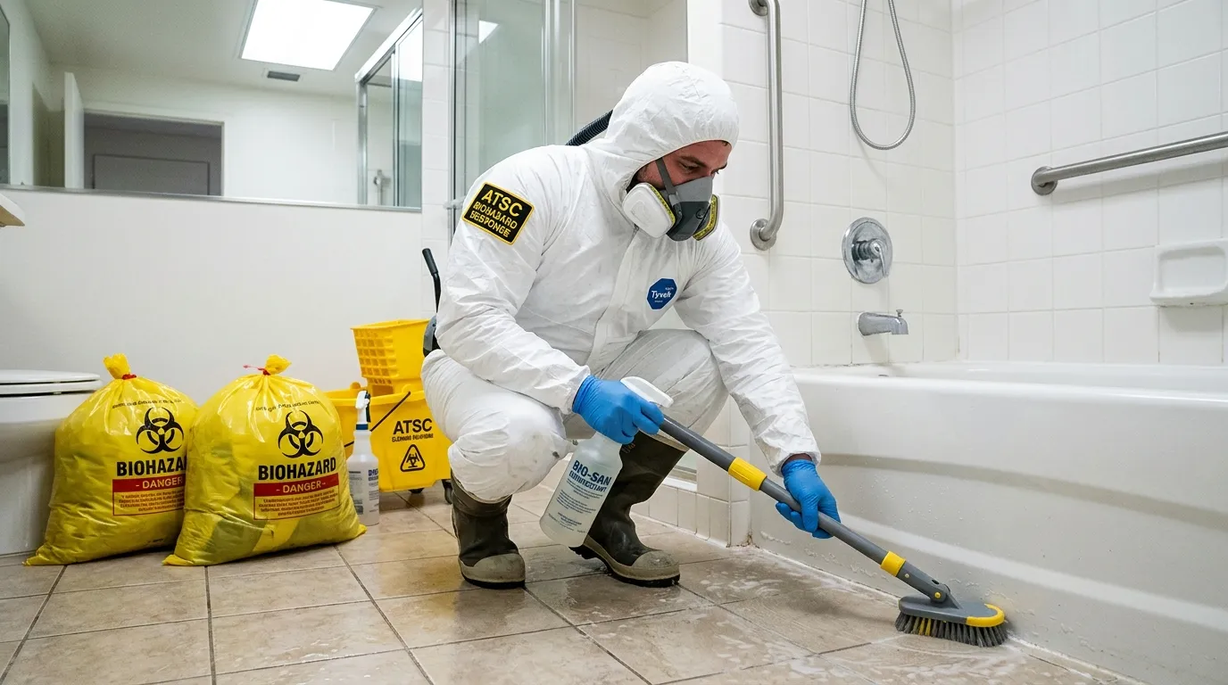 Decontamination equipment deployed for Blood Cleanup in Kathleen